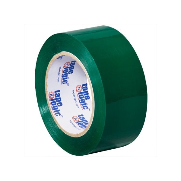 Tape Logic 2'' x 110 yds. Green Tape Logic Carton Sealing Tape, 36PK BUY00019952 - main